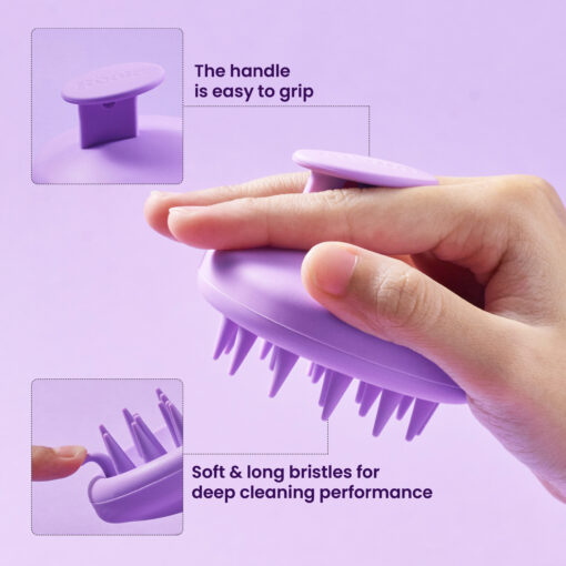 Angry Koala Scalp Massager Purple - Image 4