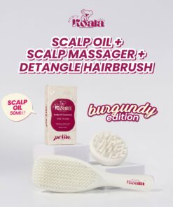 Scalp Oil 50ml + Detangle Hairbrush + Scalp Massager
